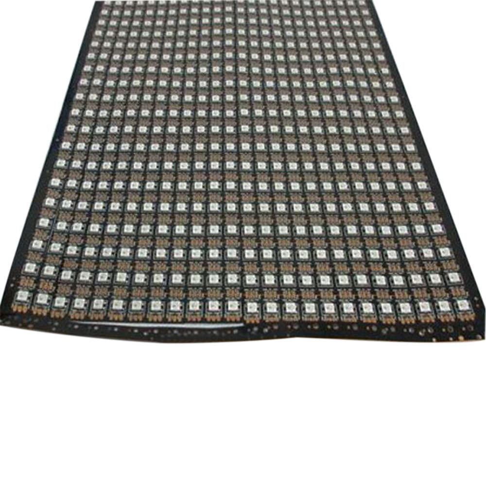 DC5V 0.98x0.79Ft WS2812B Full Color Digital Addressable Flexible LED Display Screen - Built in 720 Pixel Dot Matrix Display DC5V 0.98x0.79Ft WS2812B Full Color Digital Addressable Flexible LED Display Screen - Built in 720 Pixel Dot Matrix Display